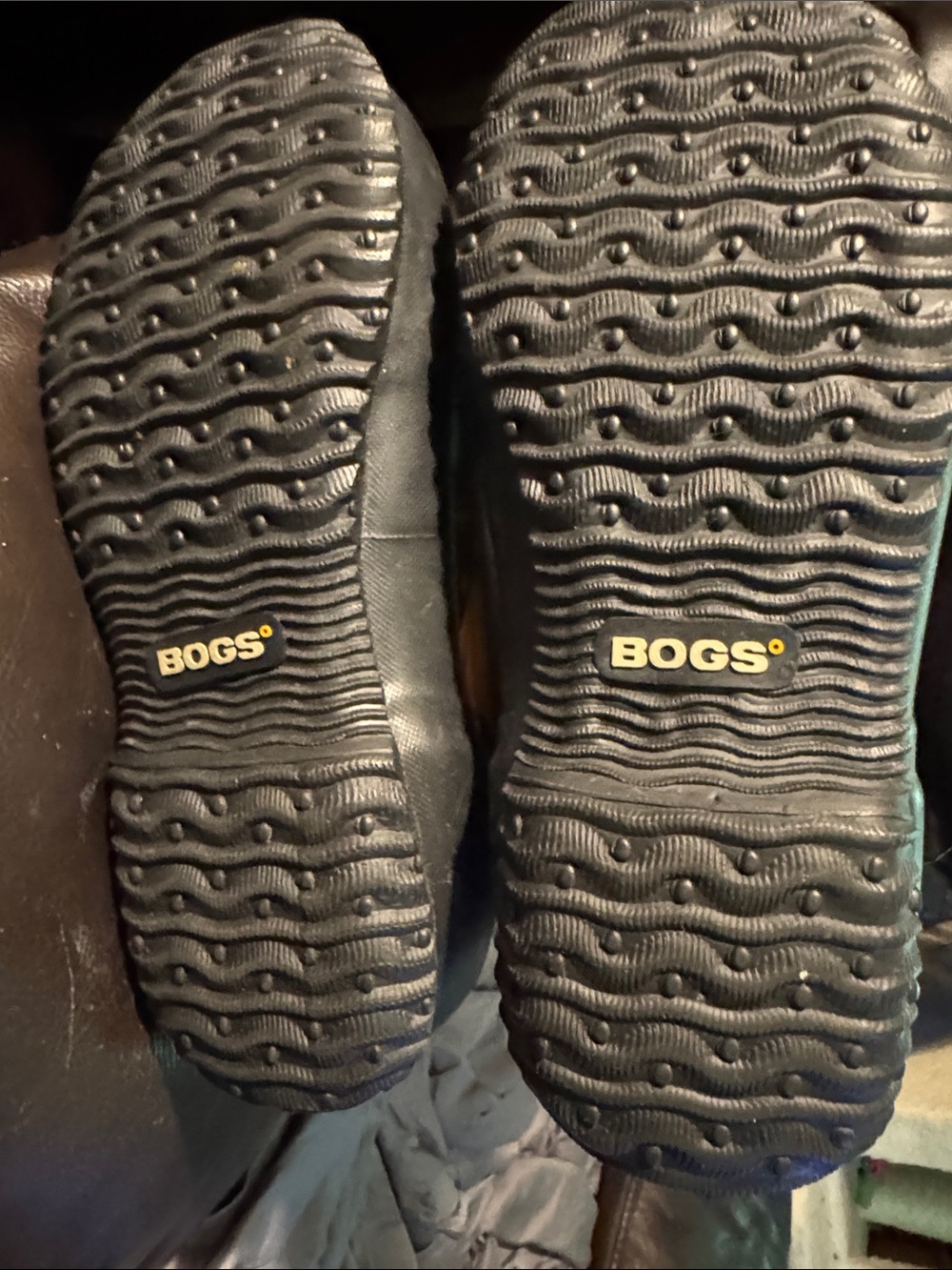 BOGS Womens Brown Floral Rain Boots size 6 Classic Mid Stargazer - Picture 13 of 16